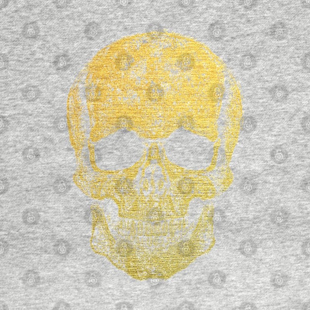 Cool skull, gold skull mask face by Collagedream